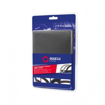 Κάλυμμα Τιμονιού Ραφτό από μικροΐνες γκρι 1τμχ Sparco