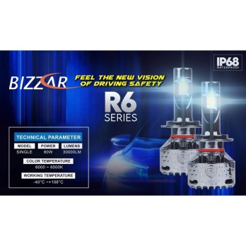 Bizzar R6 H1 LED Head Light