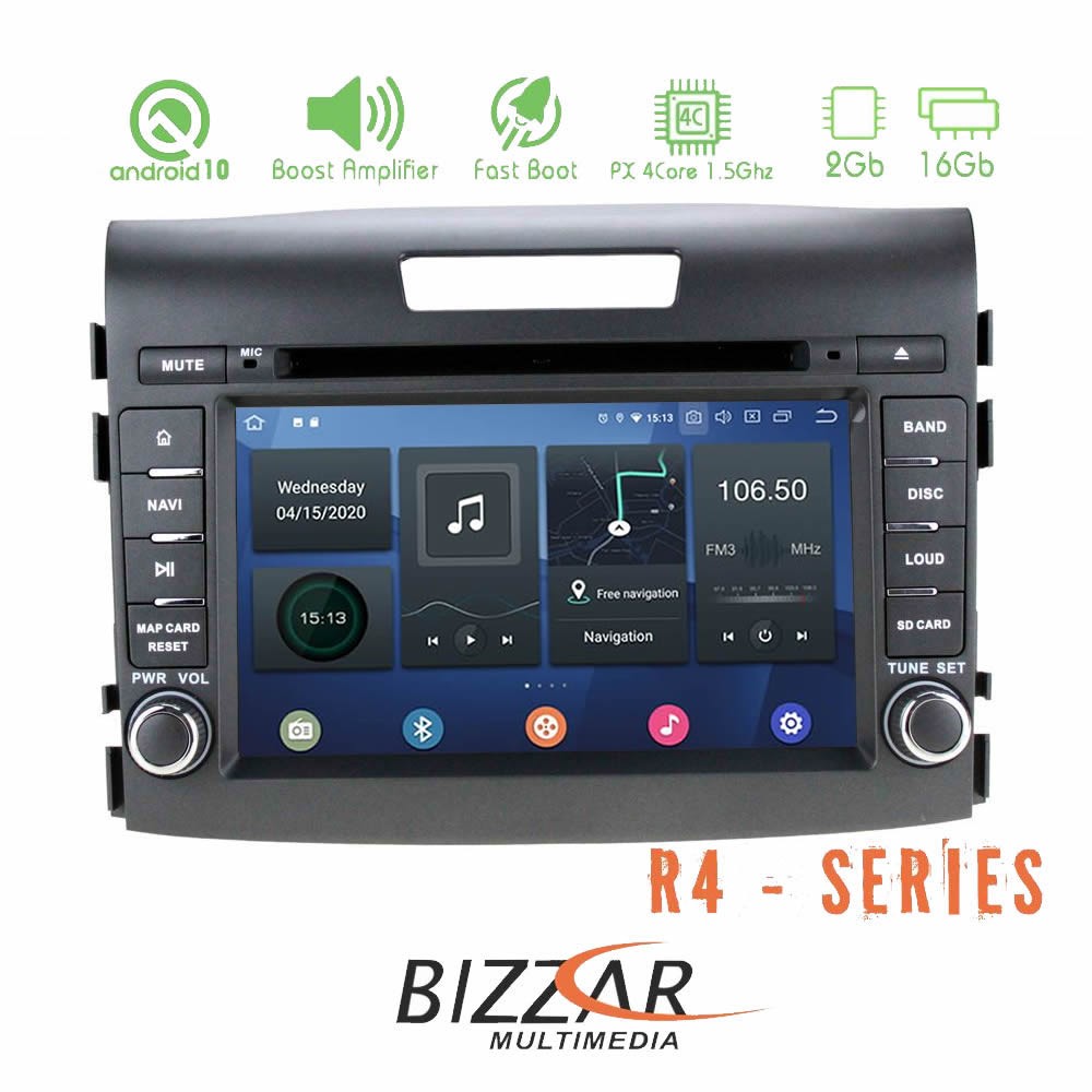 Bizzar Honda CR-V 2012-2017 Android 10.0 4core Navigation Multimedia