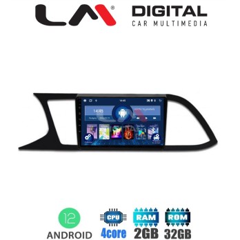 LM Digital - LM ZL4306 GPS Οθόνη OEM Multimedia Αυτοκινήτου για SEAT LEON 2012 (BT/GPS/WIFI)