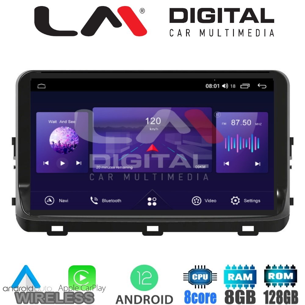 LM Digital - LM ZT8123 GPS Οθόνη OEM Multimedia Αυτοκινήτου για KIA XCEED 2018 (CarPlay/AndroidAuto/BT/GPS/WI