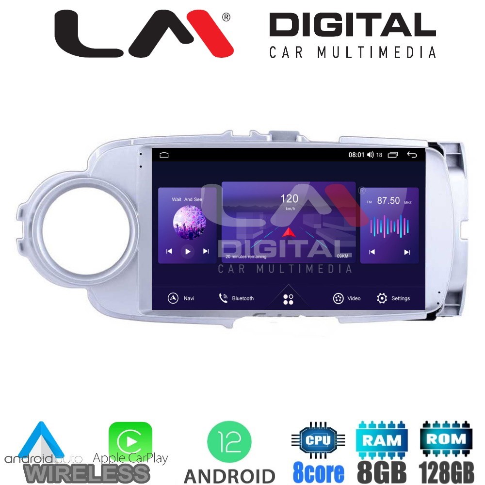 LM Digital - LM ZT8254 GPS ÎŸÎ¸ÏŒÎ½Î· OEM Multimedia Î‘Ï…Ï„Î¿ÎºÎ¹Î½Î®Ï„Î¿Ï… Î³Î¹Î± Toyota Yaris 2012  2015 Î‘Î½ Ï„Î¿ Î±Ï…Ï„Î¿ÎºÎ