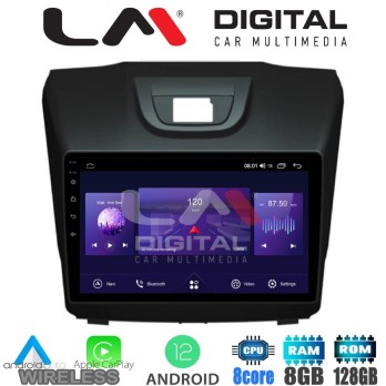 LM Digital - LM ZT8435 GPS Οθόνη OEM Multimedia Αυτοκινήτου για ISUZU DMAX 2012 (CarPlay/AndroidAuto/BT/GPS/W