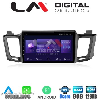 LM Digital - LM ZT8947 GPS Οθόνη OEM Multimedia Αυτοκινήτου για TOYOTA RAV 4 2013  2020 (CarPlay/AndroidAuto/