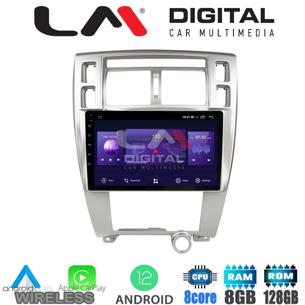 LM Digital - LM ZT8006 GPS Οθόνη OEM Multimedia Αυτοκινήτου για Hyundai Tucson 2004  2010 (CarPlay/AndroidAut