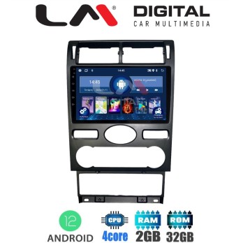 LM Digital - LM ZL4104 GPS Οθόνη OEM Multimedia Αυτοκινήτου για Ford Mondeo 2003  2006 (BT/GPS/WIFI)