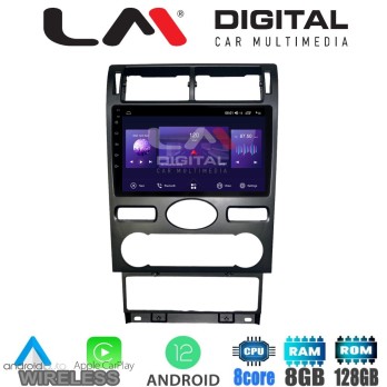 LM Digital - LM ZT8104 GPS Οθόνη OEM Multimedia Αυτοκινήτου για Ford Mondeo 2003  2006 (CarPlay/AndroidAuto/B