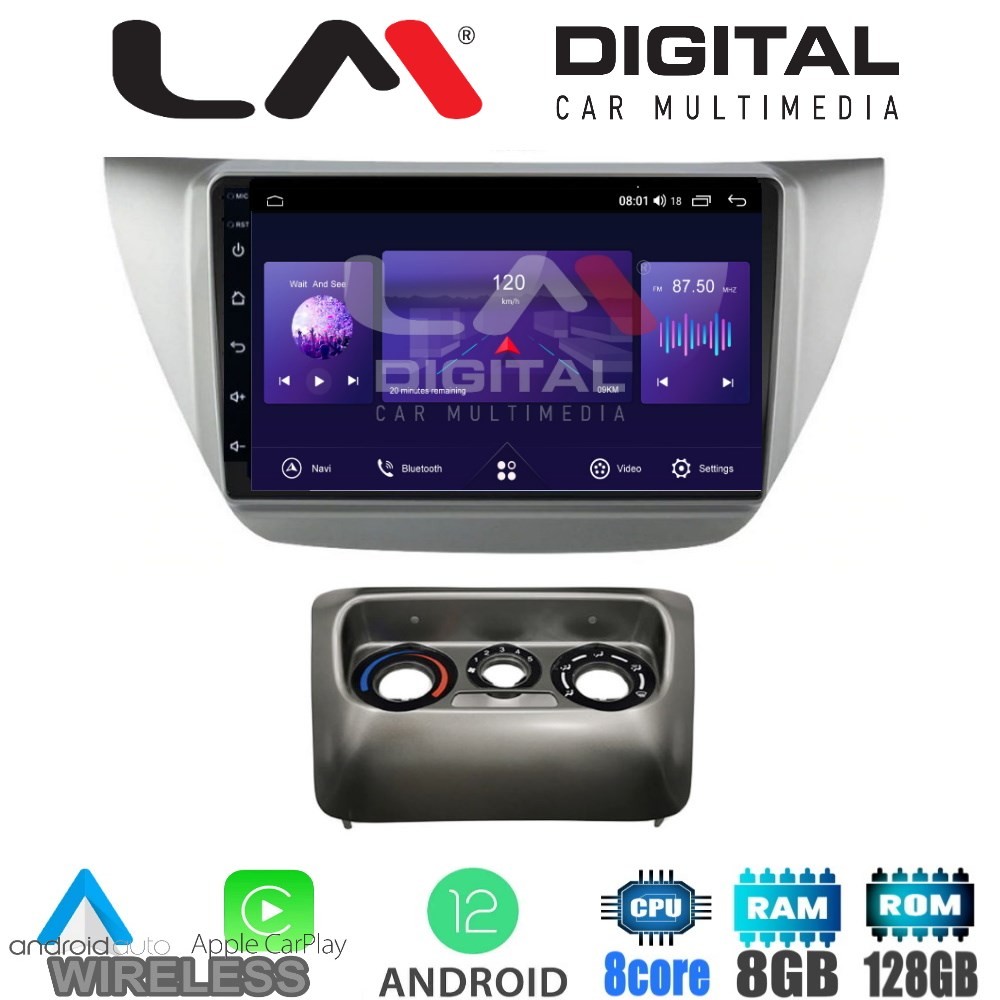 LM Digital - LM ZT8036 GPS Οθόνη OEM Multimedia Αυτοκινήτου για MITSUBISHI Lancer 20002007 (CarPlay/AndroidAu