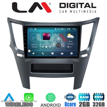 LM Digital - LM ZR8061 GPS Οθόνη OEM Multimedia Αυτοκινήτου για Subaru Legacy-Outback 20092013 (CarPlay/Andro