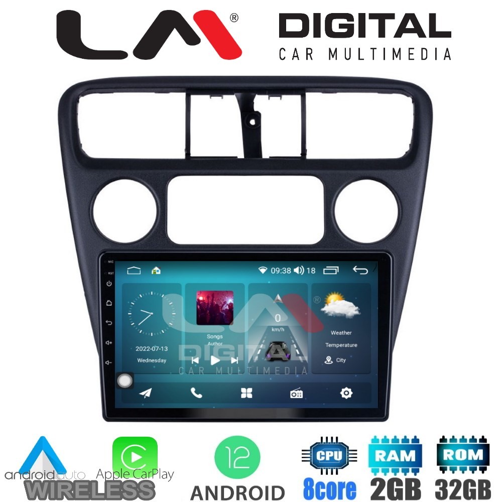 LM Digital - LM ZR8082 GPS Οθόνη OEM Multimedia Αυτοκινήτου για Honda Accord Coupe 19982004 (CarPlay/AndroidA
