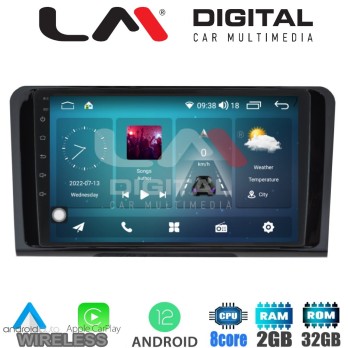 LM Digital - LM ZR8213 GPS Οθόνη OEM Multimedia Αυτοκινήτου για MERCEDES ML 20052011 (CarPlay/AndroidAuto/BT/