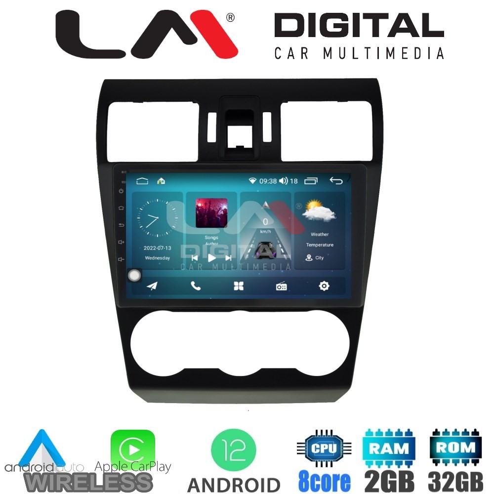 LM Digital - LM ZR8262 GPS Οθόνη OEM Multimedia Αυτοκινήτου για SUBARU IMPREZA-FORESTER 2013 (CarPlay/Android