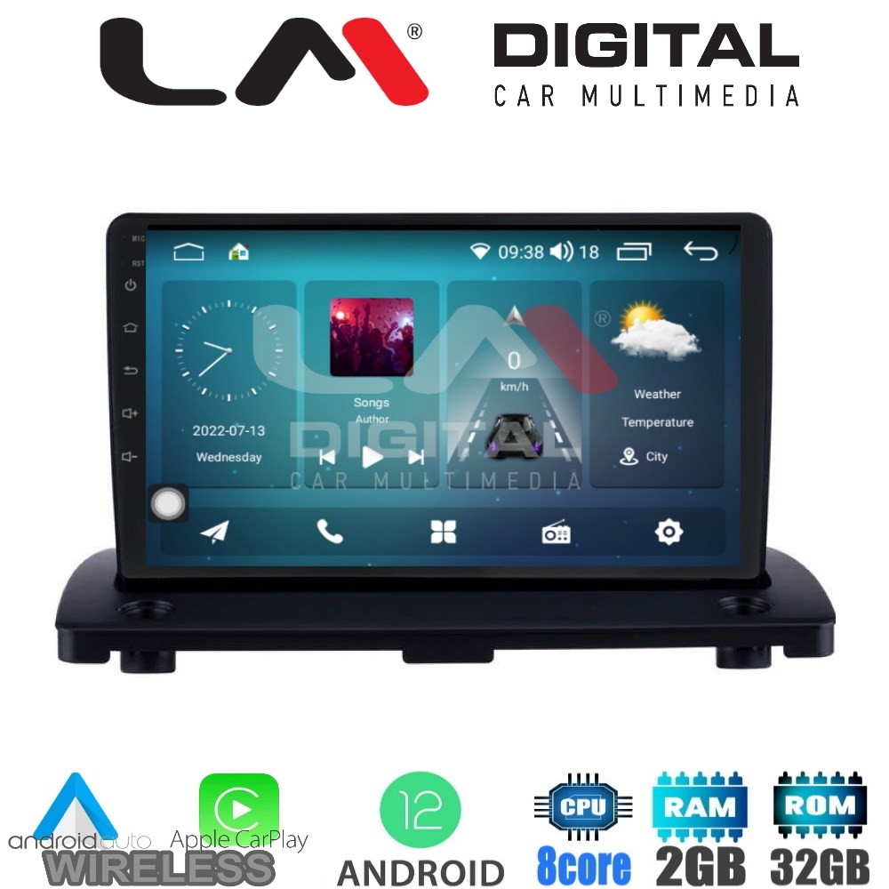 LM Digital - LM ZR8385 GPS Οθόνη OEM Multimedia Αυτοκινήτου για VOLVO XC90 2002  2014 (CarPlay/AndroidAuto/BT