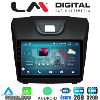 LM Digital - LM ZR8435 GPS Οθόνη OEM Multimedia Αυτοκινήτου για ISUZU DMAX 2012 (CarPlay/AndroidAuto/BT/GPS/W