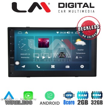LM Digital - LM R8900 GPS Οθόνη OEM Multimedia Αυτοκινήτου για Universal 2DIN (CarPlay/AndroidAuto/BT/GPS/WIF