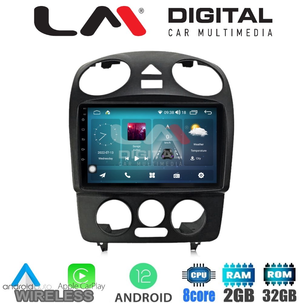 LM Digital - LM ZR8408 GPS Οθόνη OEM Multimedia Αυτοκινήτου για VW BEETLE 2003  2010 (CarPlay/AndroidAuto/BT/