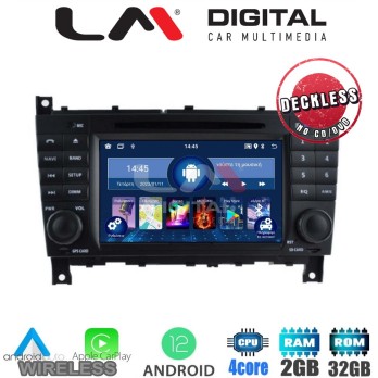 LM Digital - LM N4093 GPS Οθόνη OEM Multimedia Αυτοκινήτου για MERCEDES C (W203) 0407, CLC 0408 (CarPlay/Andr