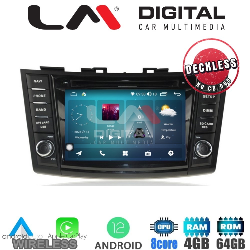 LM Digital - LM C8179 GPS Οθόνη OEM Multimedia Αυτοκινήτου για SUZUKI SWIFT 2012-2016 (CarPlay/AndroidAuto/BT