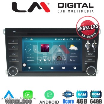 LM Digital - LM C8443 GPS Οθόνη OEM Multimedia Αυτοκινήτου για PORSCHE CAYENNE (CarPlay/AndroidAuto/BT/GPS/WI