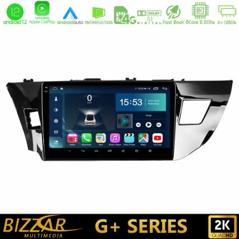 Bizzar G+ Series Toyota Corolla 2014-2016 8core Android12 6+128GB Navigation Multimedia Tablet 9"