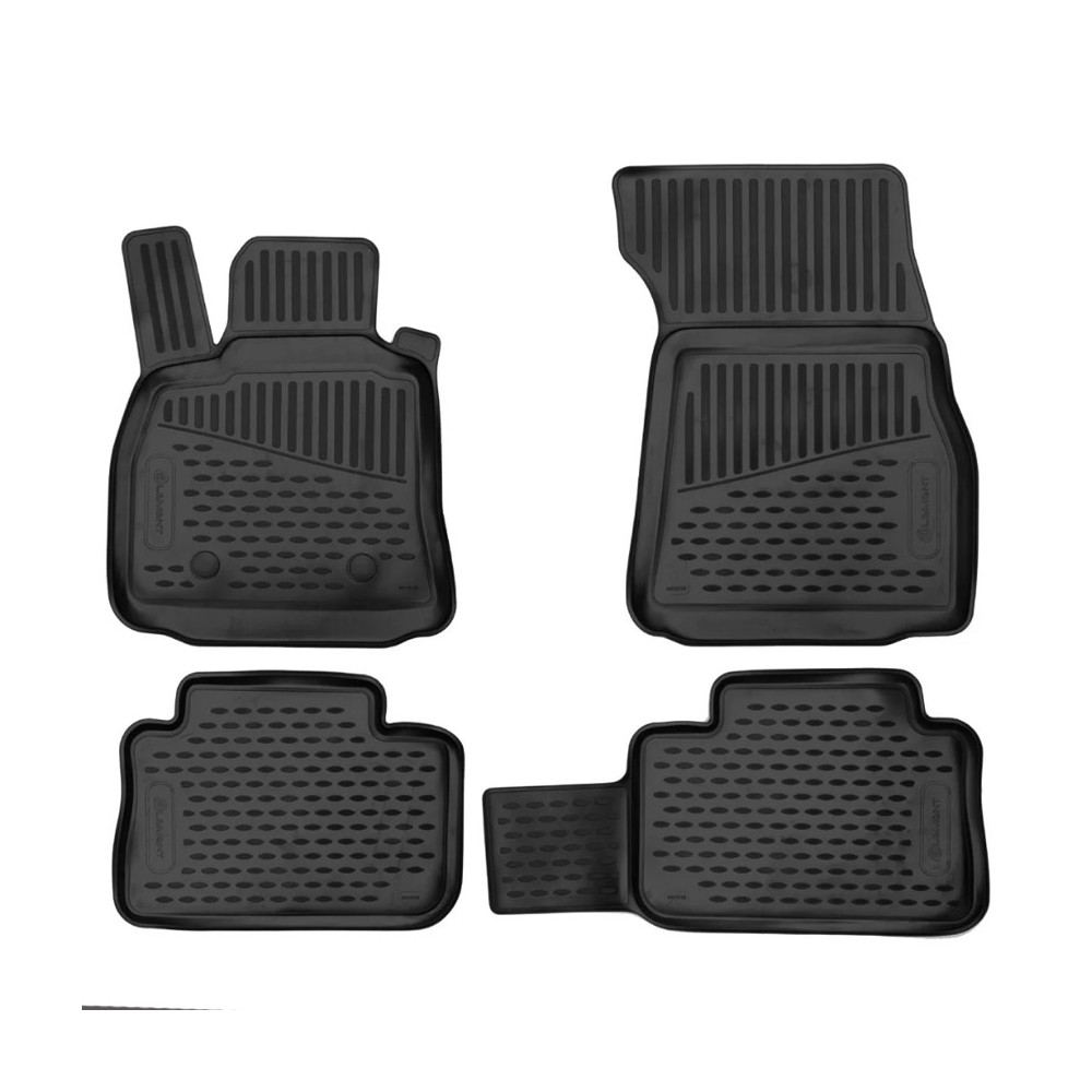 AUDI A1 (8X) 5D SPORTBACK 2014+ ΜΑΡΚΕ ΠΑΤΑΚΙΑ ΣΕ ΣΚΑΦΗ TPE ΛΑΣΤΙΧΟ ΣΕ ΜΑΥΡΟ ΧΡΩΜΑ NOVLINE - 4 ΤΕΜ.​