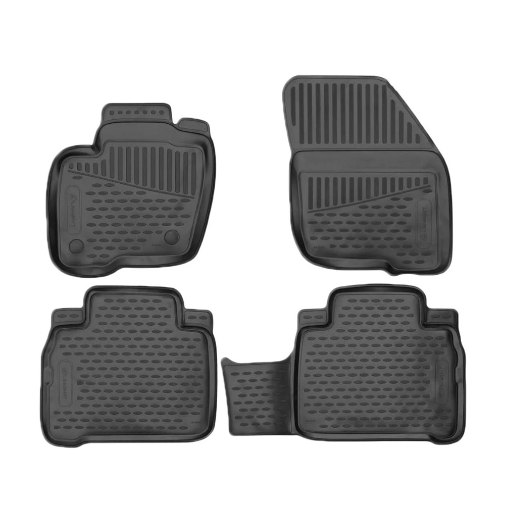 FORD S-MAX II / GALAXY III 5D 2015+  ΜΑΡΚΕ ΠΑΤΑΚΙΑ ΣΕ ΣΚΑΦΗ TPE ΛΑΣΤΙΧΟ ΣΕ ΜΑΥΡΟ ΧΡΩΜΑ NOVLINE - 4 ΤΕΜ.