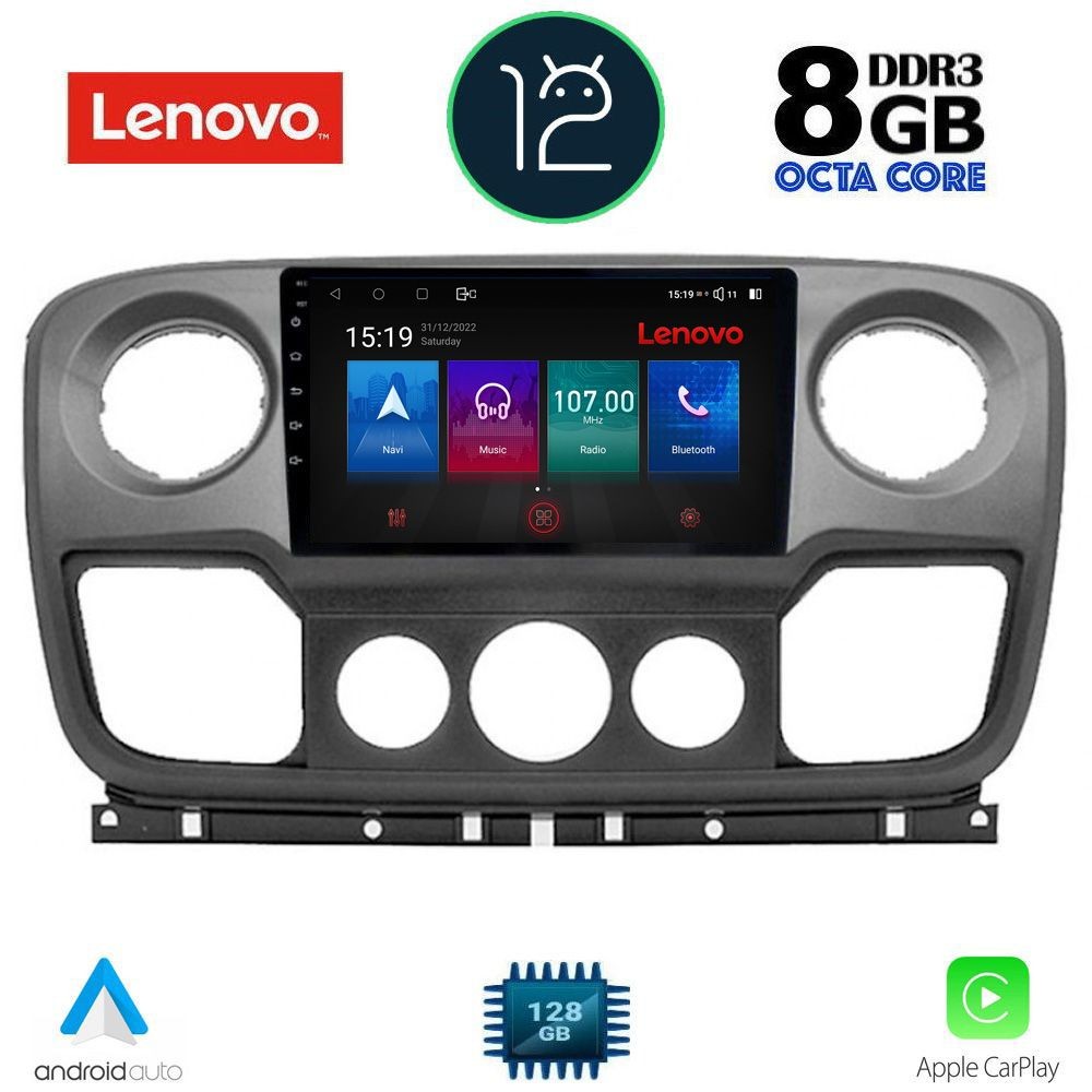 LENOVO SSW 10463_CPA (10inc) MULTIMEDIA TABLET OEM NISSAN NV400 - OPEL MOVANO - RENAULT MASTER mod. 2010-2020