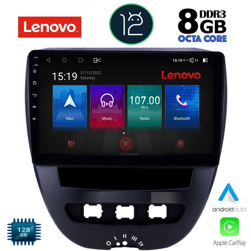 LENOVO SSW 10707_CPA (10inc) MULTIMEDIA TABLET OEM CITROEN C1-PEUGEOT 107-TOYOTA AYGO mod. 2005-2014