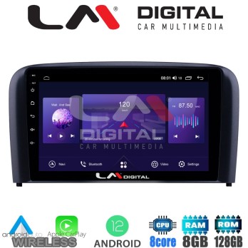 LM Digital - LM ZT8393 GPS Οθόνη OEM Multimedia Αυτοκινήτου για Volvo S80 2004  2006 (CarPlay/AndroidAuto/BT/