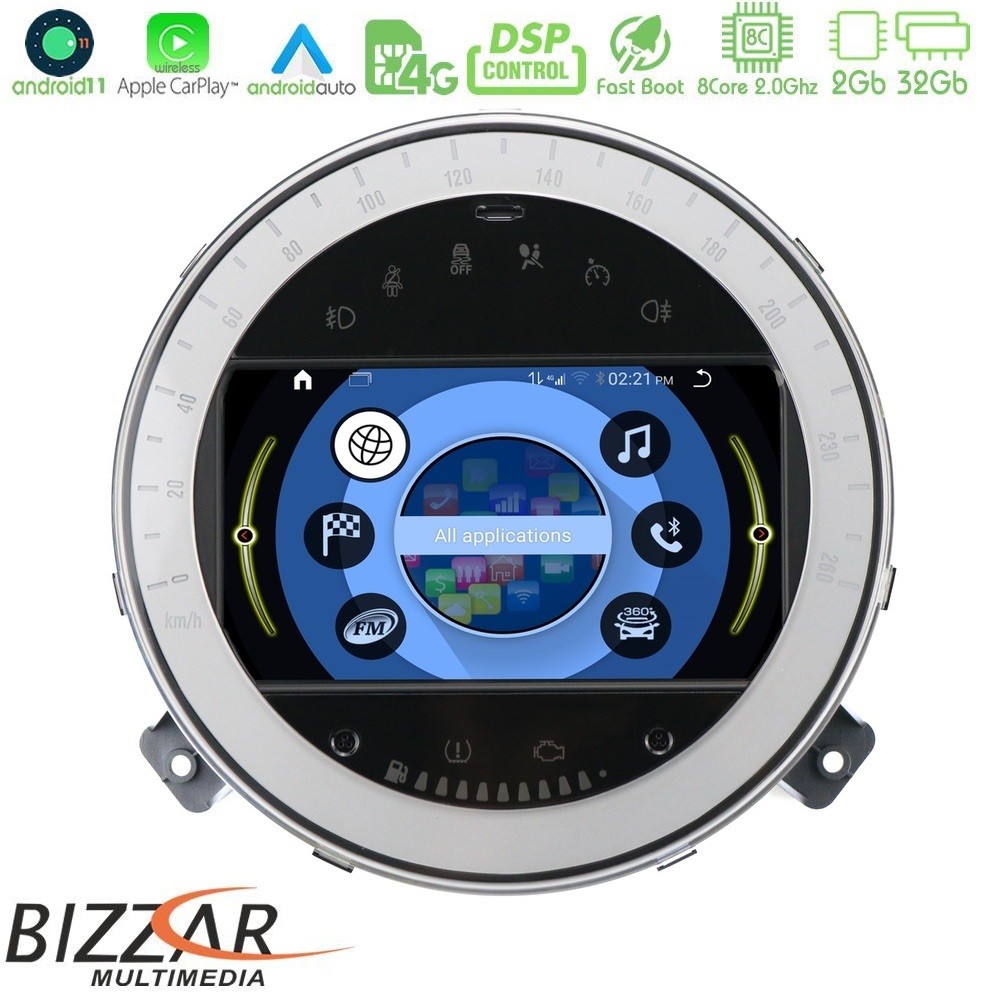 Bizzar OEM Mini Cooper/One 8core Android12 2+32GB Navigation Multimedia System