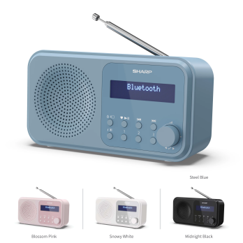 SHARP DIGITAL RADIO DR-P420 STEEL BLUE