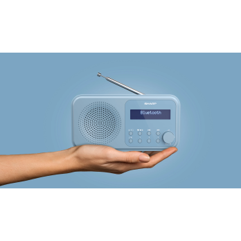 SHARP DIGITAL RADIO DR-P420 STEEL BLUE