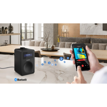 SHARP ΨΗΦΙΑΚΟ ΡΑΔΙΟΦΩΝΟ DAB/BT DR-430BK