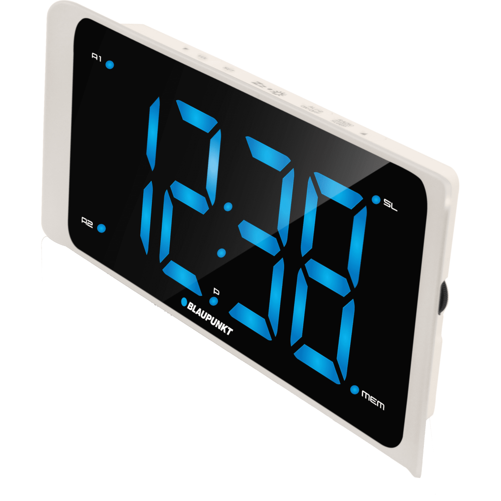 BLAUPUNKT ΡΑΔΙΟΡΟΛΟΙ FM 3' DISPLAY USB CHARGING CR16WH