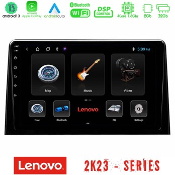 Lenovo Car Pad Peugeot Partner / Citroën Berlingo 2020- 4Core Android 13 2+32GB Navigation Multimedia Tablet 10"