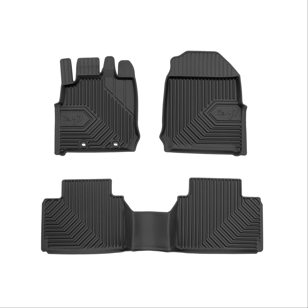 Πατάκια-Σκαφάκια No77 για Isuzu D-Max 2D Extracab 2019- 4τμχ Frogum