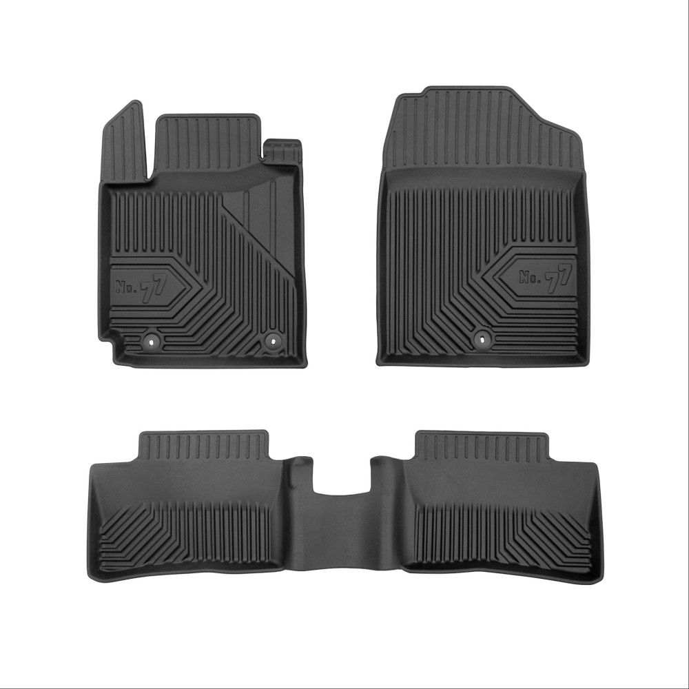 Πατάκια-Σκαφάκια No77 για Kia Picanto 2011-2017 Kia Picanto 2017- 3τμχ Frogum