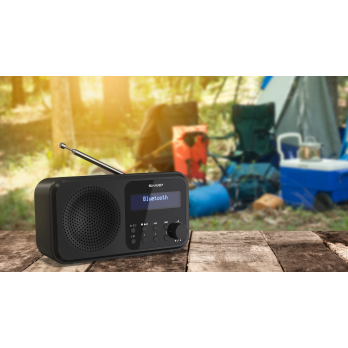 SHARP DIGITAL RADIO BLACK DR-P420