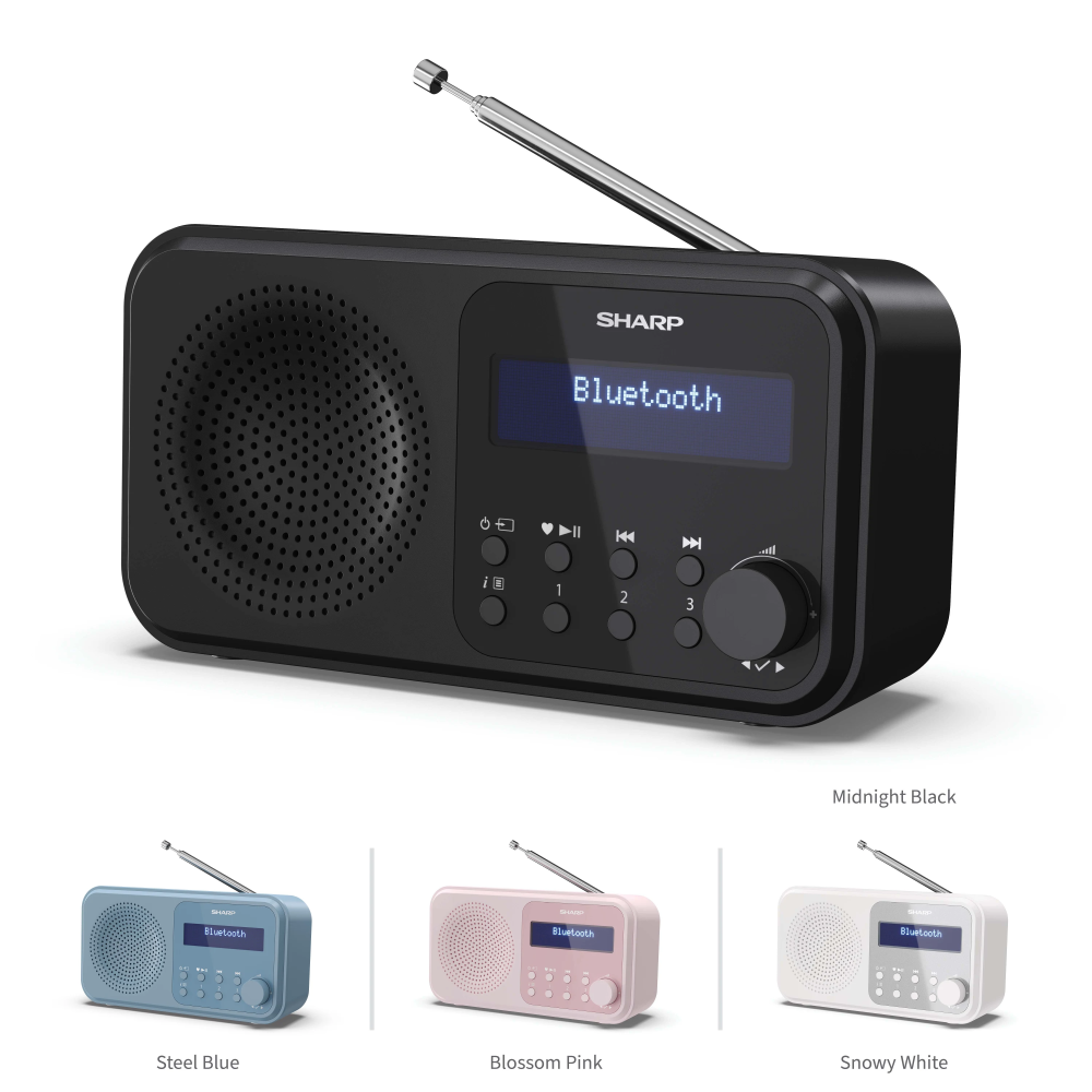 SHARP DIGITAL RADIO BLACK DR-P420