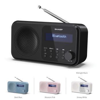 SHARP DIGITAL RADIO BLACK DR-P420