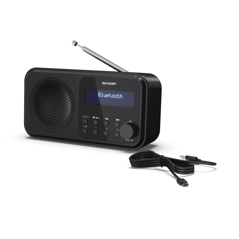 SHARP DIGITAL RADIO BLACK DR-P420