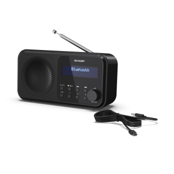 SHARP DIGITAL RADIO BLACK DR-P420