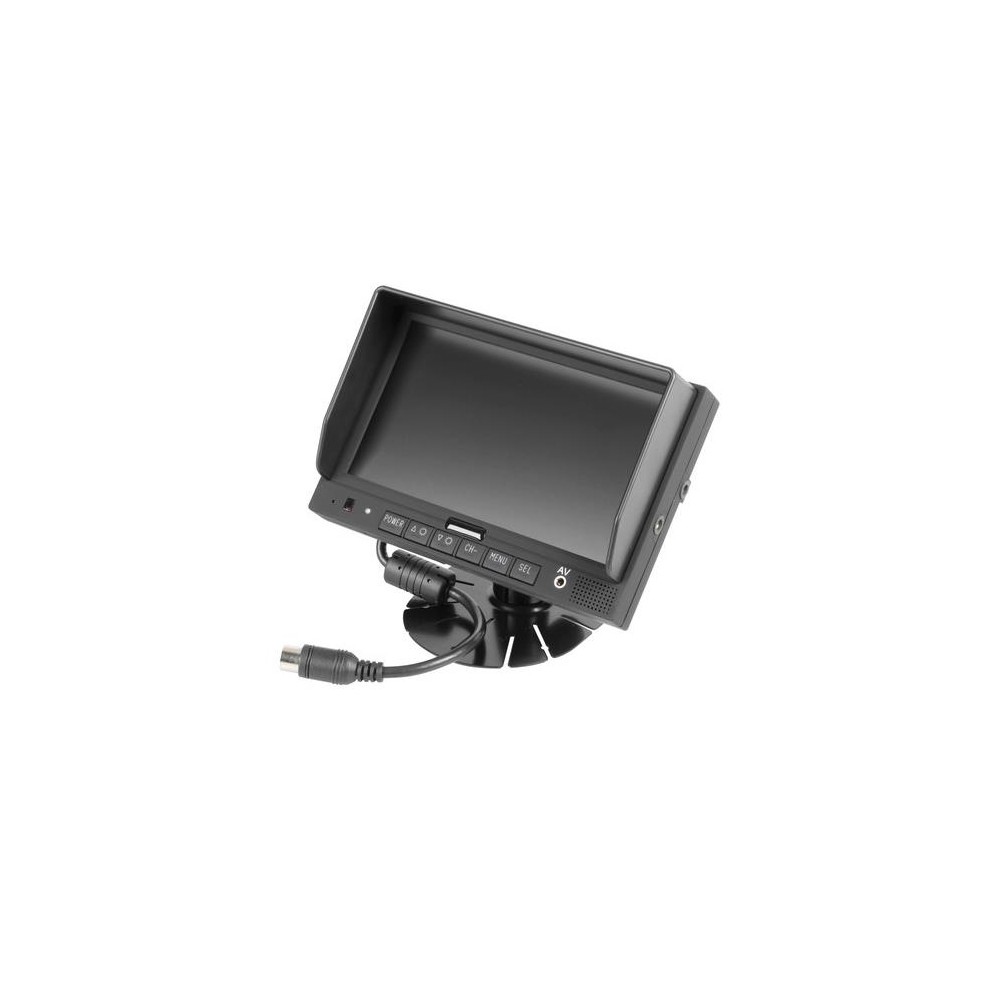 ΟΘΟΝΗ M1 180x120mm 7 ΙΝΤΣΕΣ 10-32V ΓΙΑ 1 ΚΑΜΕΡΑ ΚΑΙ 1 AUDIO
