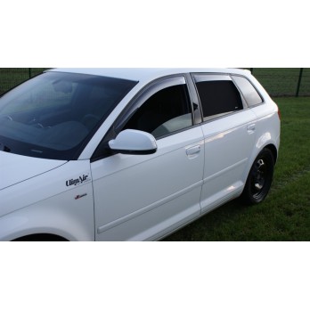Ανεμοθραύστες Εμπρόσθιοι Alfa Romeo 147 2000-2010 3D 2τμχ Climair