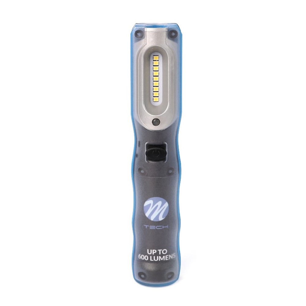 Φακός εργασίας Osram 9+1 led 600+200lm 5.700k με 1 μαγνήτη 2 λειτουργιών επαναφορτιζόμενος m-tech