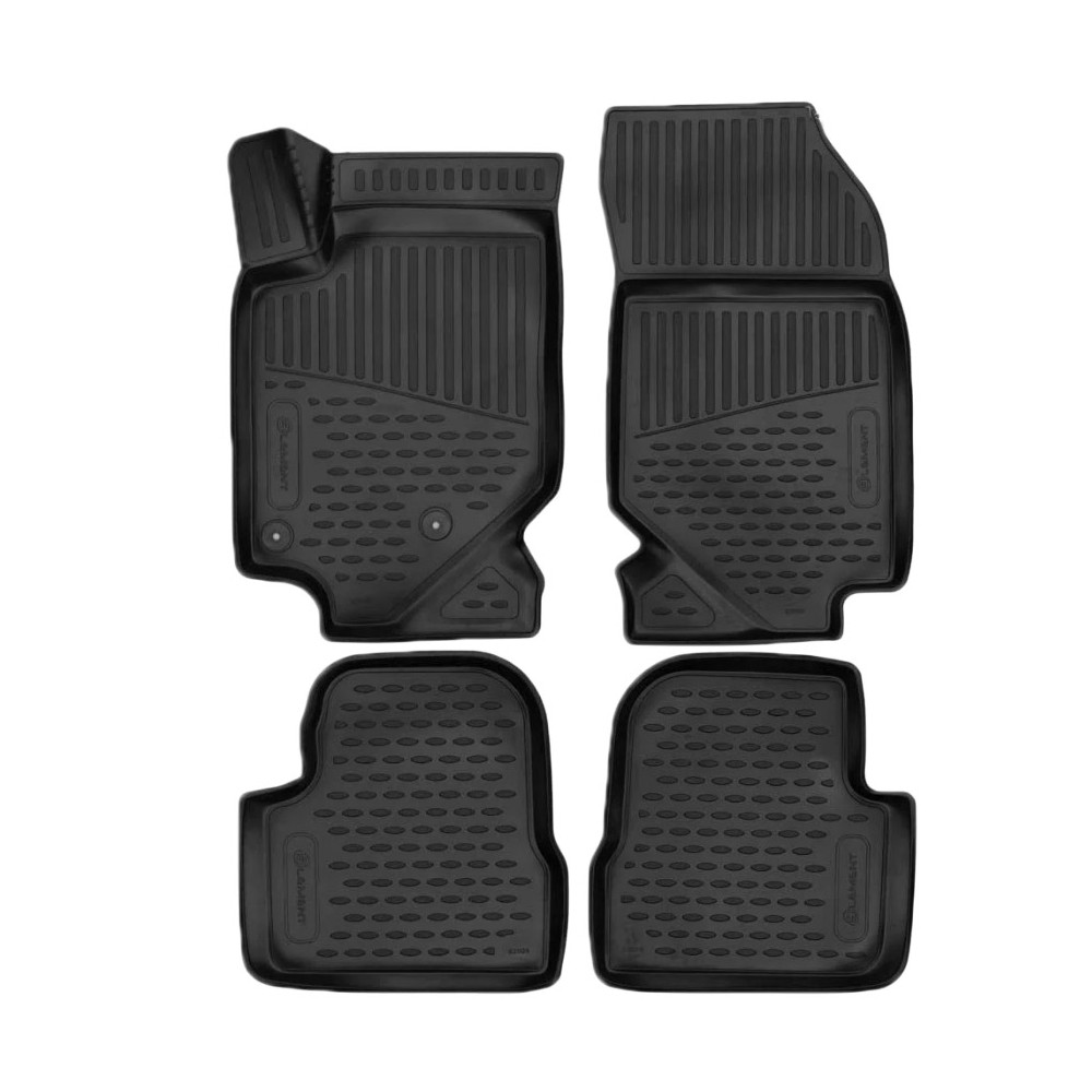 OPEL CORSA F 5D 2019+ ΜΑΡΚΕ ΠΑΤΑΚΙΑ ΣΕ ΣΚΑΦΗ TPE ΛΑΣΤΙΧΟ ΣΕ ΜΑΥΡΟ ΧΡΩΜΑ NOVLINE - 4 ΤΕΜ.