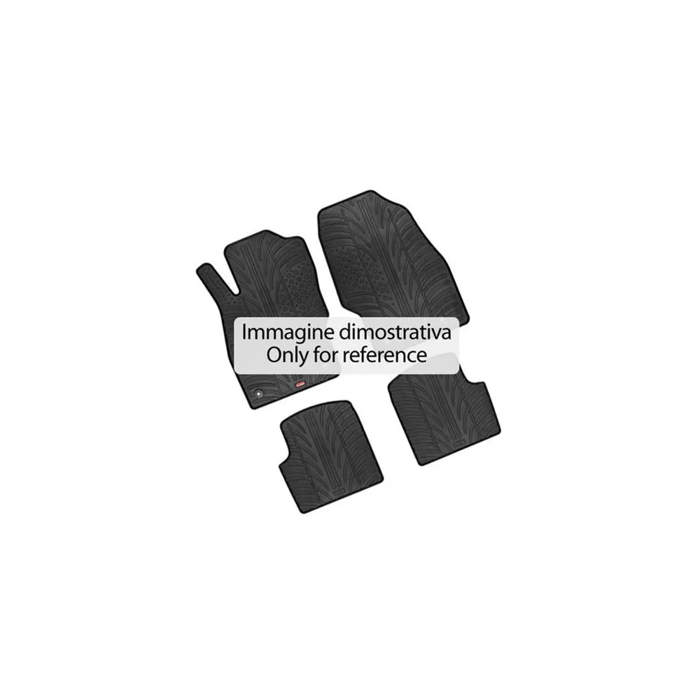 MERCEDES GLC 09/2015+ / MERCEDES GLC COUPE 2015+ ΜΑΡΚΕ ΠΑΤΑΚΙΑ SUMISURA ΛΑΣΤΙΧΟ ΣΕ ΜΑΥΡΟ ΧΡΩΜΑ ME ΚΟΥΜΠΩΜΑΤΑ LAMPA - 4 ΤΕΜ.