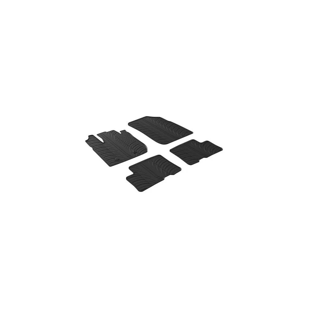 DACIA DUSTER 4X4  02/2018+ ΜΑΡΚΕ ΠΑΤΑΚΙΑ SUMISURA ΛΑΣΤΙΧΟ ΣΕ ΜΑΥΡΟ ΧΡΩΜΑ ME ΚΟΥΜΠΩΜΑΤΑ LAMPA - 4 ΤΕΜ.