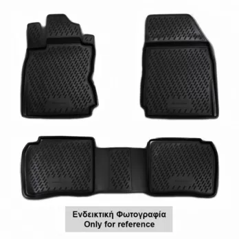 NISSAN PATHFINDER 03/2005-2014 ΜΑΡΚΕ ΠΑΤΑΚΙΑ ΣΕ ΣΚΑΦΗ TPE ΛΑΣΤΙΧΟ ΣΕ ΜΑΥΡΟ ΧΡΩΜΑ NOVLINE - 4 ΤΕΜ.