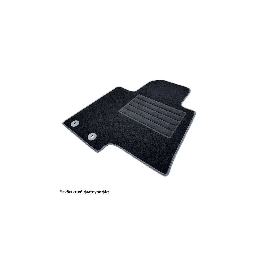 FIAT 500E 2019+ ΜΑΡΚΕ ΠΑΤΑΚΙΑ ΜΟΚΕΤΑ ΣΕ ΜΑΥΡΟ ΧΡΩΜΑ ΜΕ ΚΟΥΜΠΩΜΑΤΑ CIK - 4 ΤΕΜ.